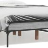 vidaXL Bed frame made of wood material metal 120x200cm (845024) Letti