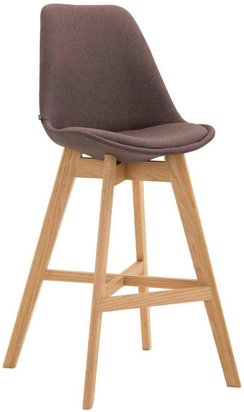 CLP Bar stool Cannes fabric Natura brown (102478303) Mobili bar