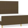 Letti vidaXL Bed frame with headboard 180x200cm fabric (3125238)