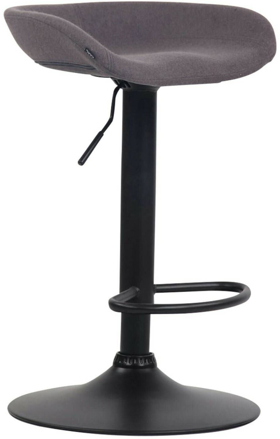 CLP Bar stool Anaheim felt black gray (316526) Mobili bar