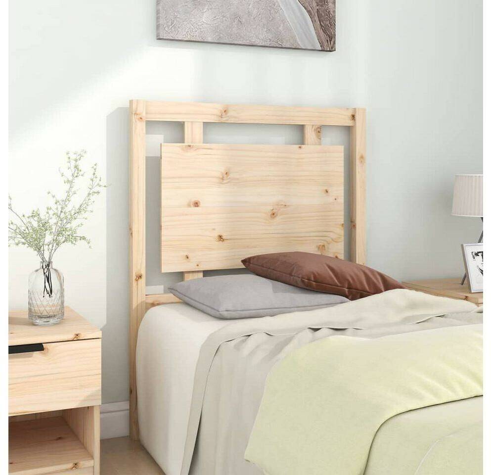 Letti vidaXL Headboard solid pine wood 80.5x100cm (817915)