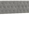 vidaXL Headboard with ears 203x16x78/88cm velvet (3119170) Letti