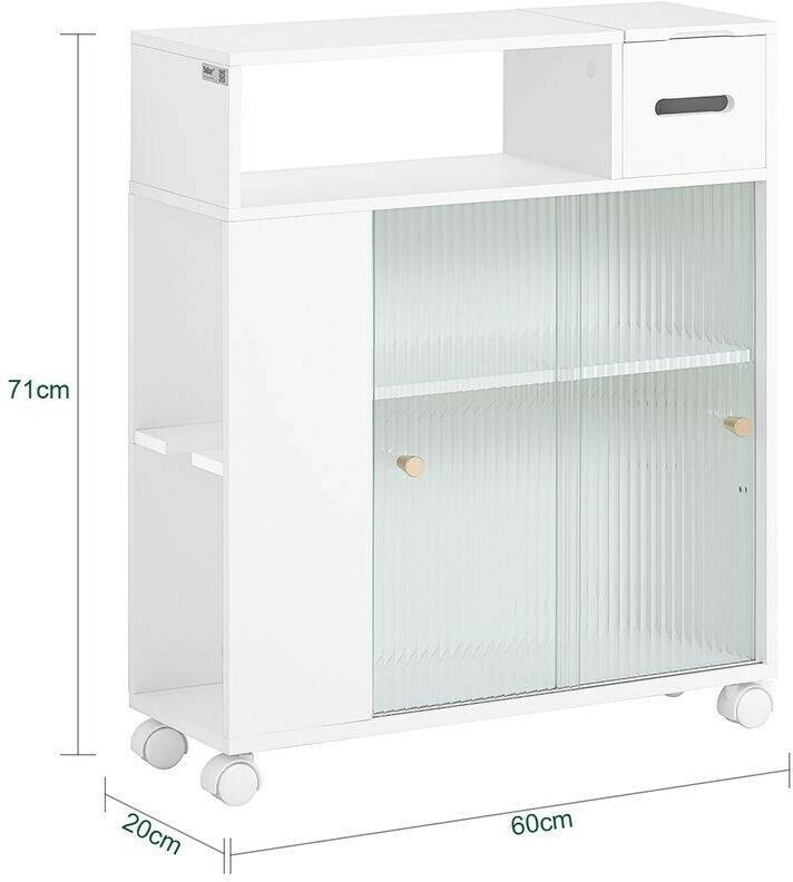 SoBuy BZR117-W Mobili da bagno