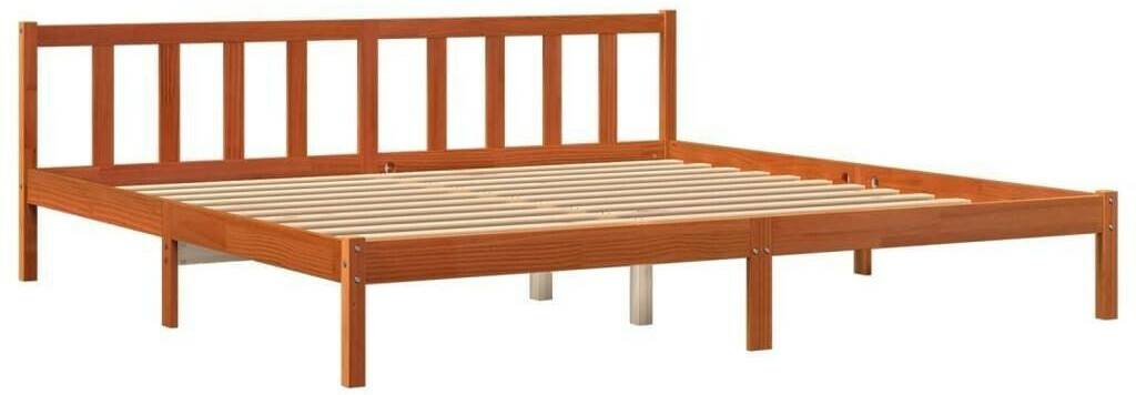 vidaXL Solid wood bed pine 180x200cm (844812) Letti