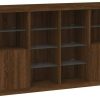 vidaXL Sideboard with LED lights 202x100cm (3209190) Cassettiere