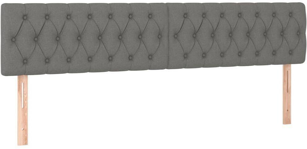 vidaXL LED headboard 180x7x78/88cm fabric (3121963) Letti