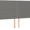 vidaXL LED headboard 200x5x118/128cm fabric (3122307) Letti