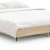 vidaXL Bed frame made of wood 140x190cm (832176) Letti