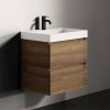 Riho Spring Vow bathroom furniture set A1 + 1 tap hole 60x46cm Canella Brown (F001014D03) Set mobili da bagno