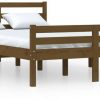 vidaXL Solid wood bed 120x200cm (814817) Letti