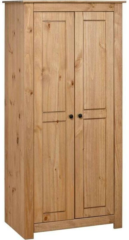 vidaXL Wardrobe 80x50x171.5 cm Pine Panama Brown Armadi guardaroba