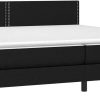 Letti vidaXL Box spring bed with mattress & LED 200x200cm fabric (3133103)