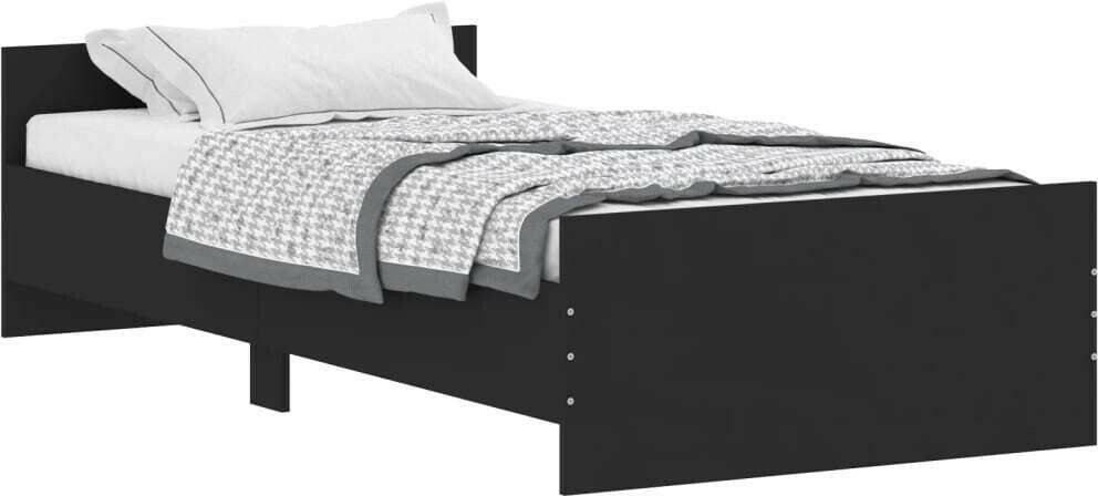 Letti vidaXL Bed frame made of wood 100x200cm (835933)