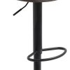 Mobili bar CLP Bar stool Lana V2 black brown (319703)