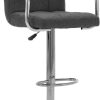 vidaXL Bar stool dark gray fabric (283410) Mobili bar