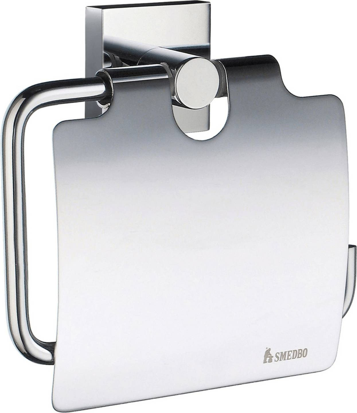 Smedbo House Toilet Paper Holder with Lid Accessori da bagno