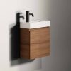 Set mobili da bagno Riho Spring Vow bathroom furniture set C1 + 1 tap hole 40x20cm Red Wood (F001038D02)