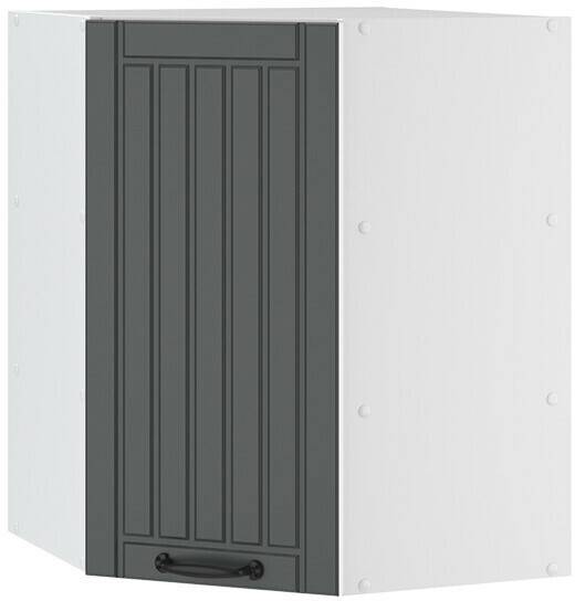 VICCO Corner wall cabinet Fame-Line 57 cm white/dark gray country house Mobili da cucina