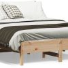 Letti vidaXL Solid wood bed with headboard pine 120x200cm (842650)