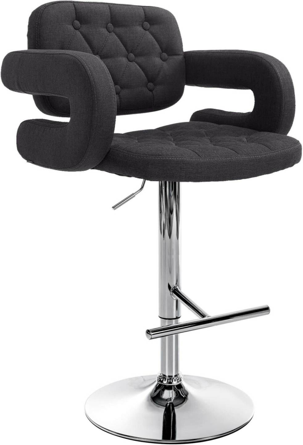 Mobili bar CLP Bar stool Dublin FABRIC C black (10701201)