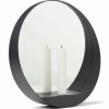 Specchi Gejst Glim Candle wall mirror Ø 28 cm black