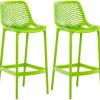 CLP Set of 2 bar stools Air green (319580) Mobili bar