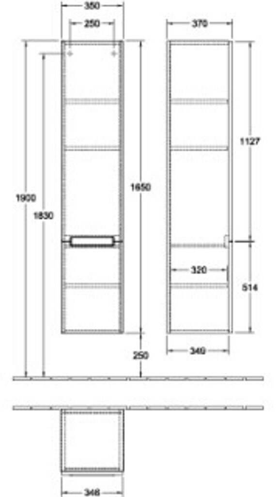 Villeroy & Boch Subway 2.0 (A70910VJ) Mobili da bagno