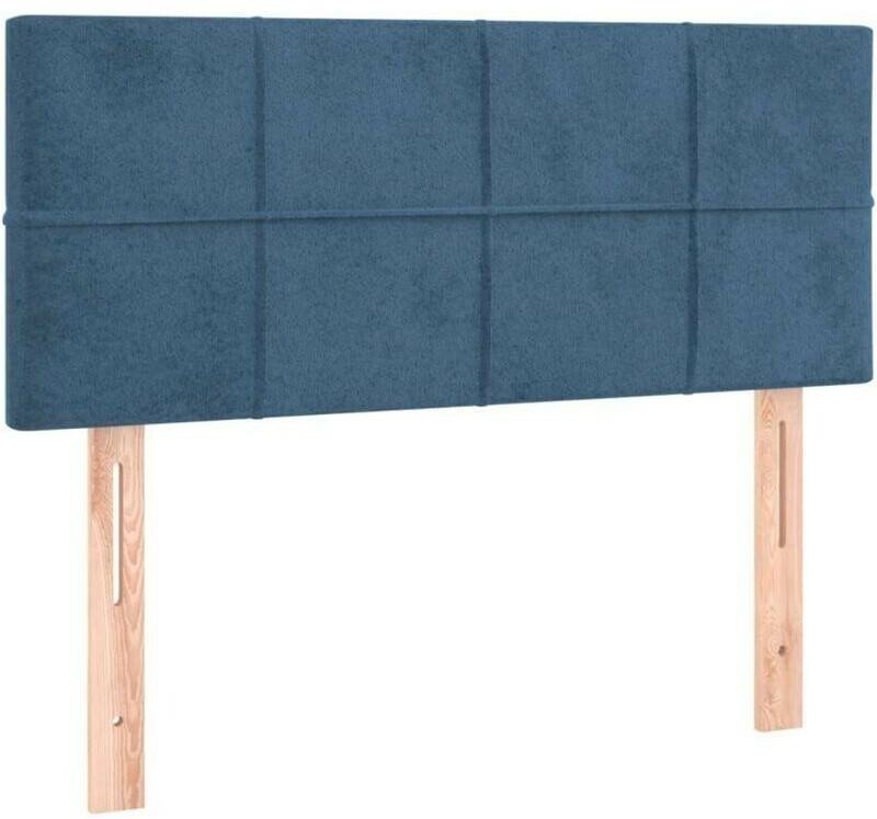 Letti vidaXL LED headboard 90x5x78/88cm velvet (3121652)