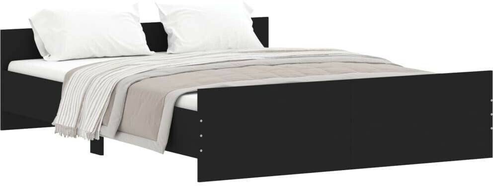 Letti vidaXL Bed frame with headboard and footboard 140x200cm (3203748)