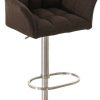 CLP Bar stool Damaso E fabric brown (101674003) Mobili bar