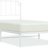 Letti vidaXL Bed frame with headboard metal 107x203cm (373932)