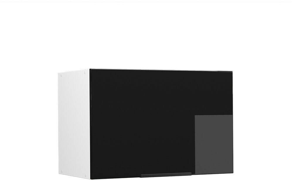 VICCO Wall cabinet Fame-Line 60 cm white/black modern flat Mobili da cucina