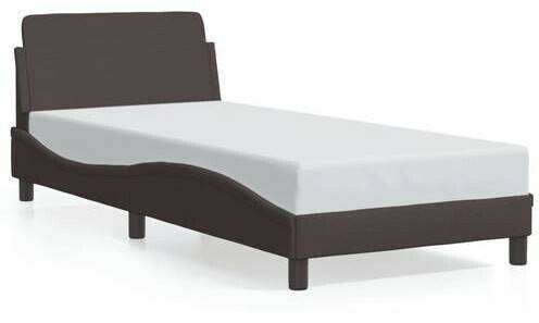 Letti vidaXL Bed frame with headboard 90x200cm fabric (373108)