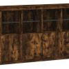 vidaXL Sideboard with LED lights 283x100cm (3209167) Cassettiere