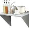 VEVOR Spice rack wall shelf 610 x 457 x 63 mm stainless steel 136 kg load capacity Portaspezie