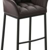 Mobili bar CLP Bar stool Damaso B with 4-foot frame brown (101159403)