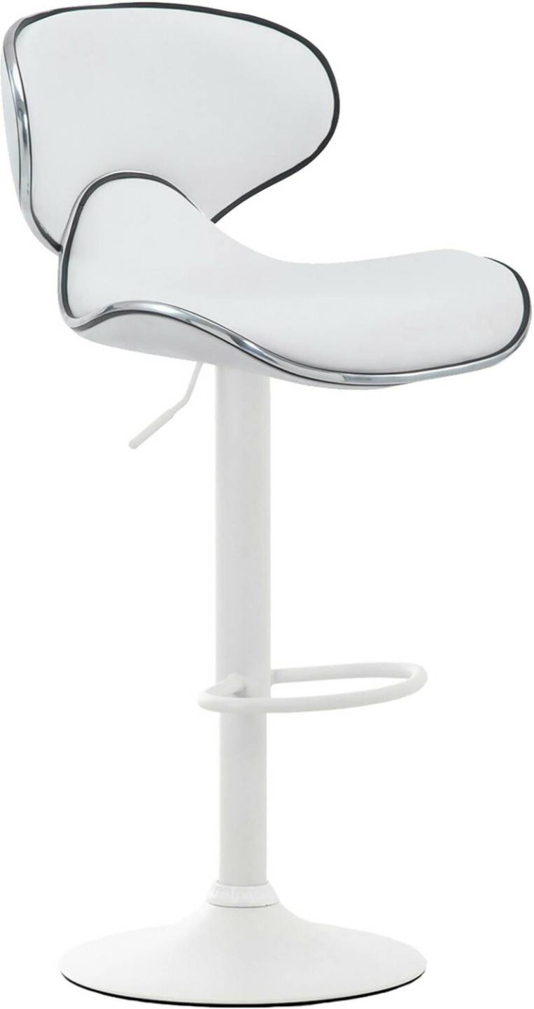 CLP Bar stool Las Vegas V2 white white (315596) Mobili bar