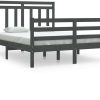 vidaXL Solid wood bed 140x190cm (3105297) Letti