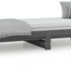 vidaXL Daybed extendable solid pine wood 90x200cm (820429) Letti