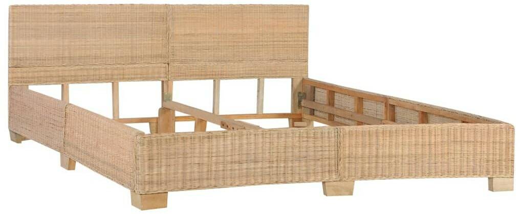 vidaXL Bed Frame in Handwoven Rattan 180x200cm283090 Letti