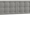 vidaXL LED headboard 203x16x78/88cm velvet (3123736) Letti