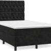 vidaXL Box spring bed with mattress 120x200cm velvet (3143195) Letti