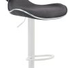 CLP Bar stool Las Vegas V2 fabric white dark gray (315471) Mobili bar