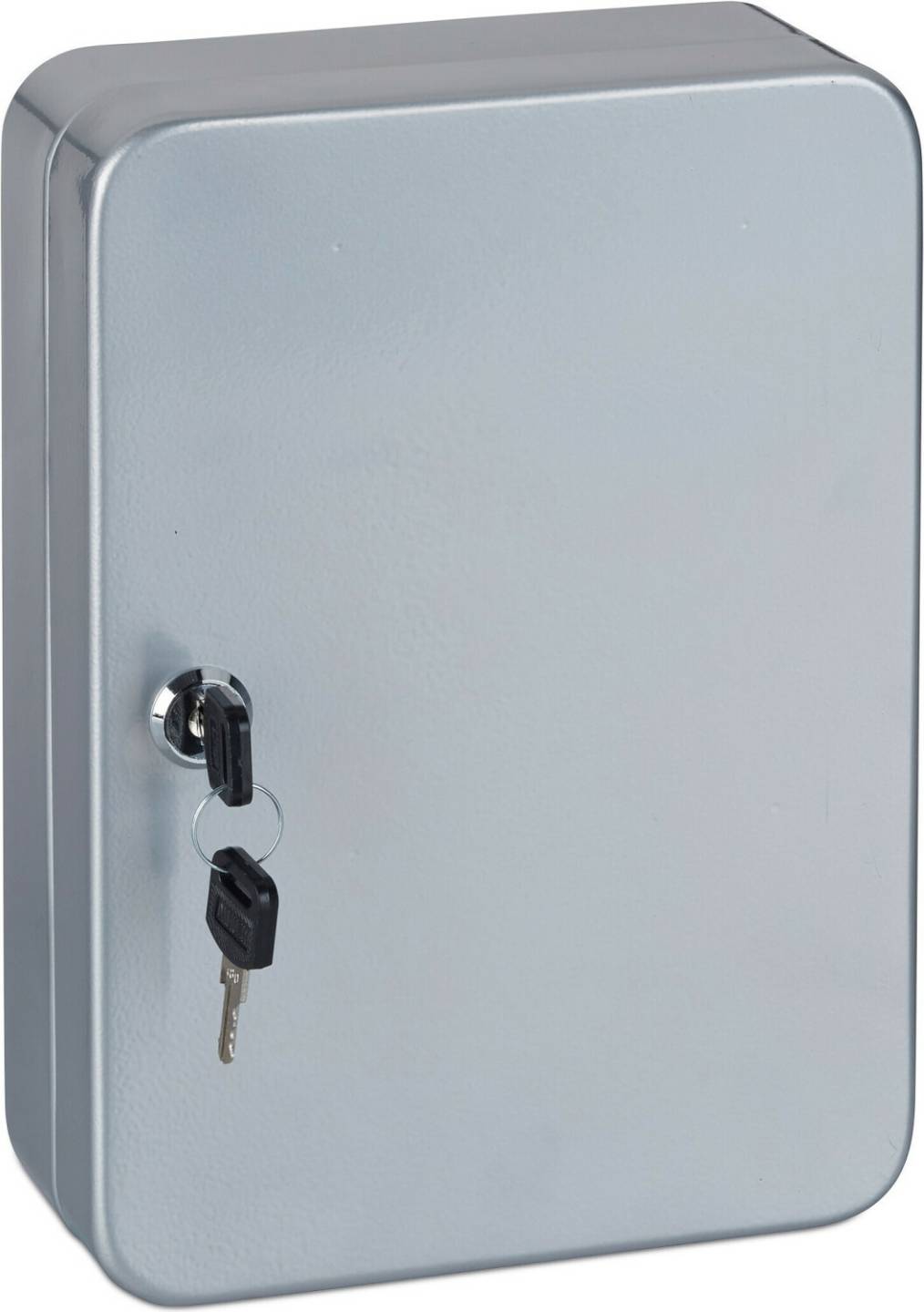 Cassettine portachiavi Relaxdays Key box gray with 48 hook cylinder lock St.