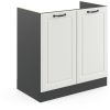 VICCO R-Line sink base cabinet 80 cm anthracite/white country house Mobili da cucina