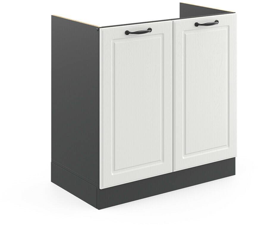 VICCO R-Line sink base cabinet 80 cm anthracite/white country house Mobili da cucina