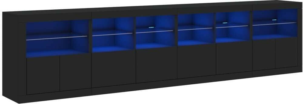 vidaXL Sideboard with LED lights 283x67cm (3209017) Cassettiere