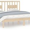 Letti vidaXL Solid wood bed pine 200x200cm (3104083)