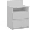 Comodini VICCO Bedside Table Monty 39,6x59,1cmWhite