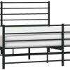 Letti vidaXL Bed frame with head and footboard metal 183x213cm (352342)